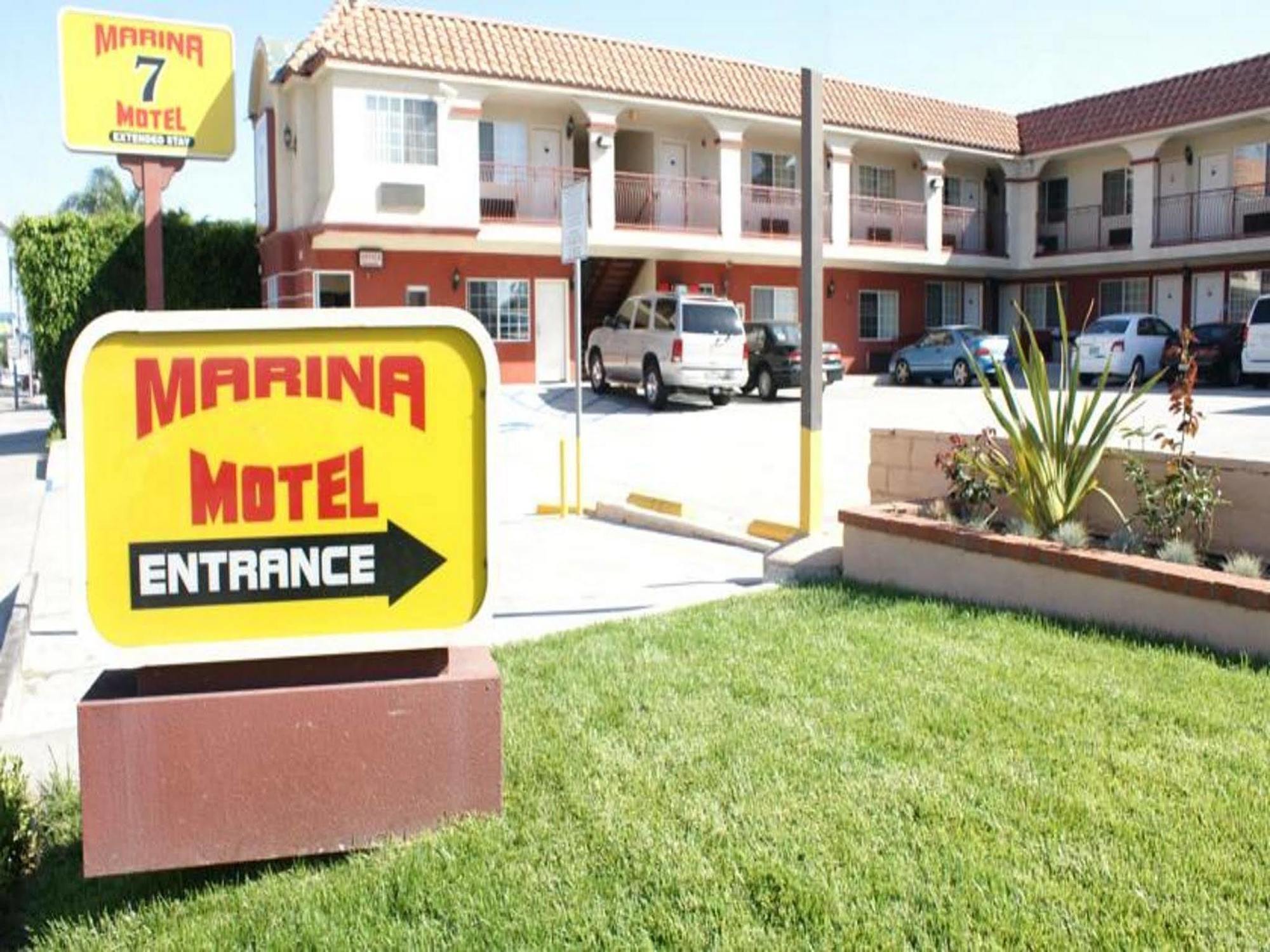 Marina 7 Motel Los Angeles Exteriör bild